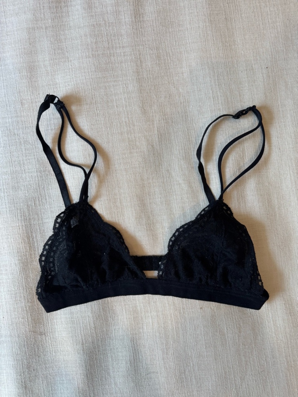 Brandy Melville Black Lace Bralette - Womens Intimates